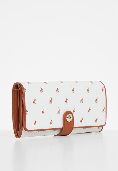 POLO - Iconic Clutch Purse - White
