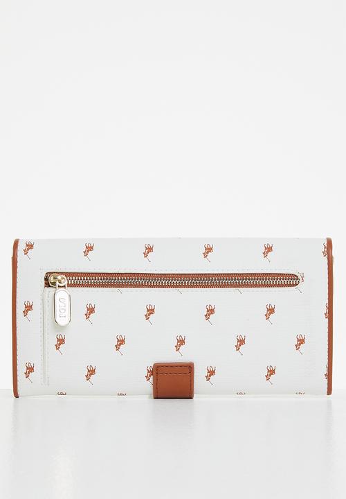 POLO - Iconic Clutch Purse - White