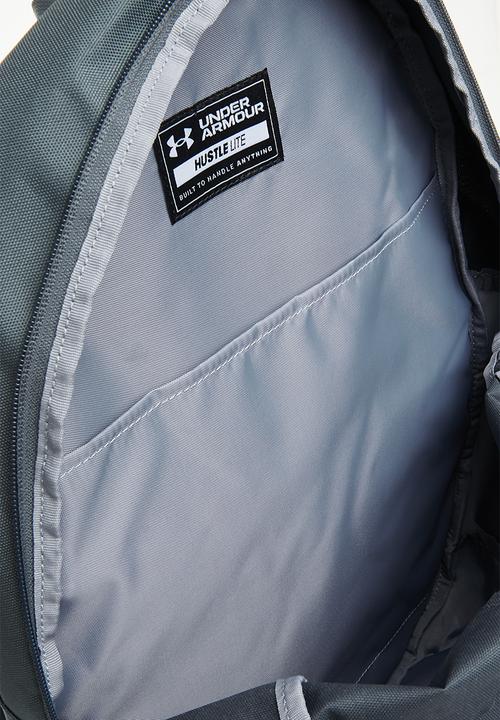 Under Armour - Ua hustle lite backpack - pitch gray/pitch gray/black