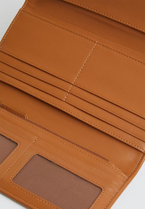 POLO - Iconic slim trifold purse - brown