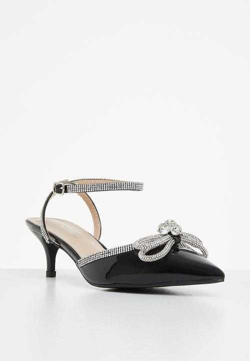 Miss Black - Pinafore1 heel - black