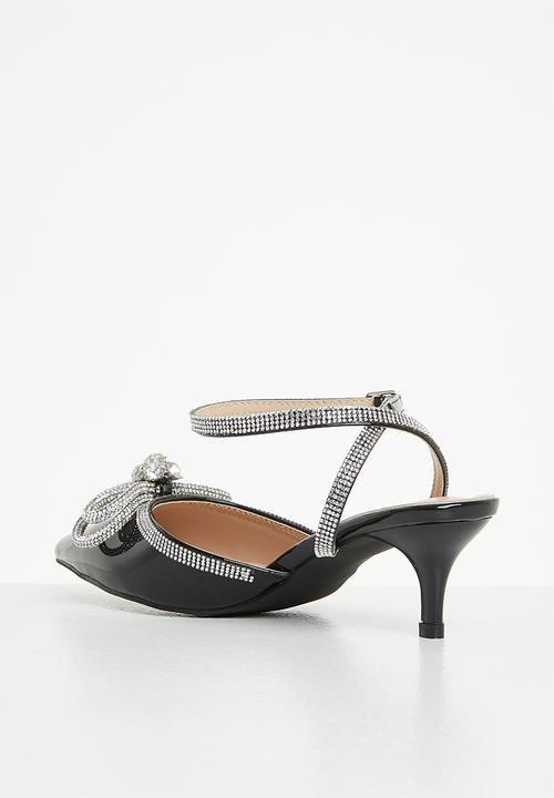 Miss Black - Pinafore1 heel - black