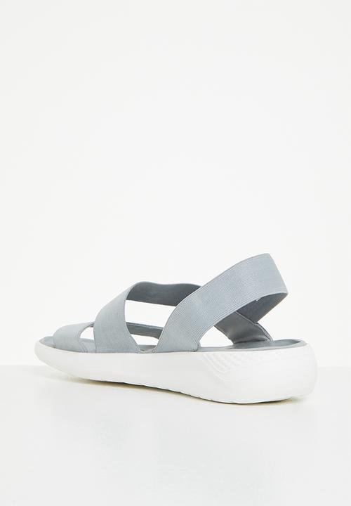 Crocs - Literide stretch sandal  - light grey