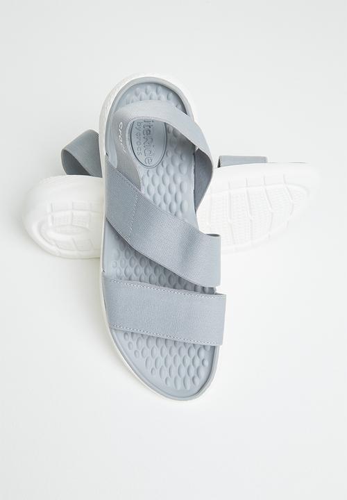 Crocs - Literide stretch sandal  - light grey