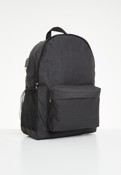 Rebel Republic - Plain backpack - black