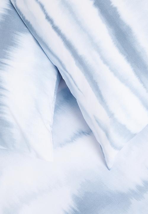 Sixth Floor - Luno printed polycotton duvet set - blue