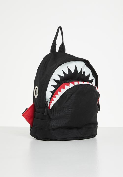 Pop Candy - Boys shark bag - black