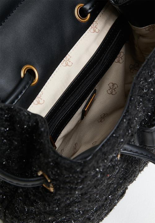 GUESS - Cessily flap backpack - black