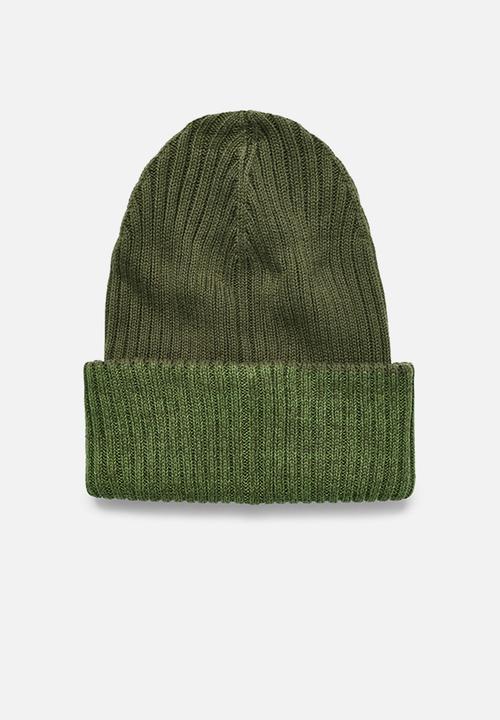 G-STAR - Vaan reversible beanie - green