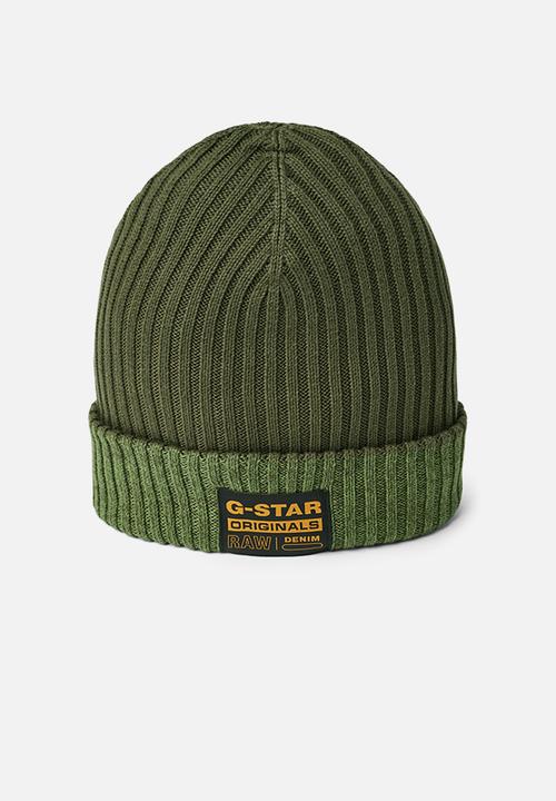 G-STAR - Vaan reversible beanie - green