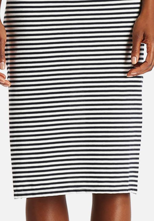 ONLY - Therese Knee Stripe Skirt