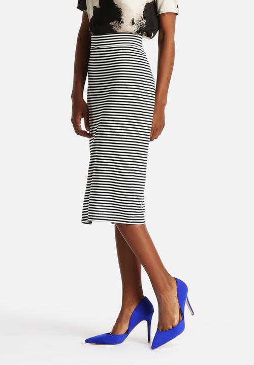 ONLY - Therese Knee Stripe Skirt