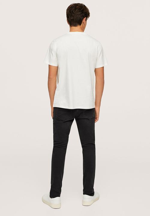 MANGO - T-shirt japan - white