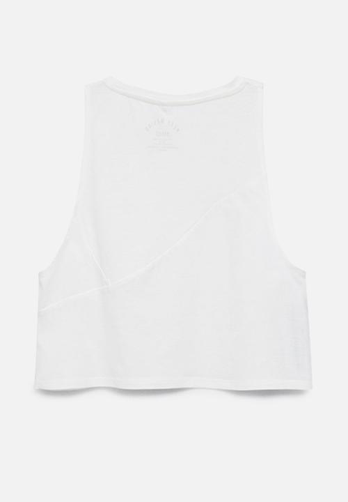MANGO - T-shirt cuts - white