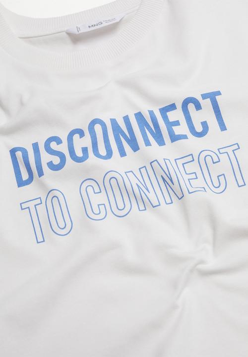 MANGO - T -shirt Laura - white