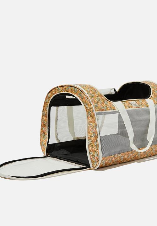 Typo - Explorer doggy duffel-ditsy floral sand