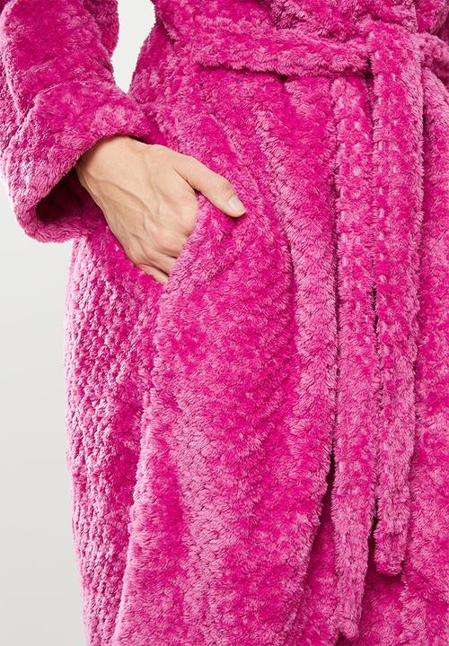 dailyfriday - Plush robe - pink