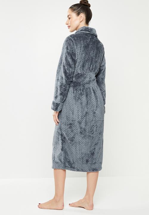 dailyfriday - Plush robe - dark grey