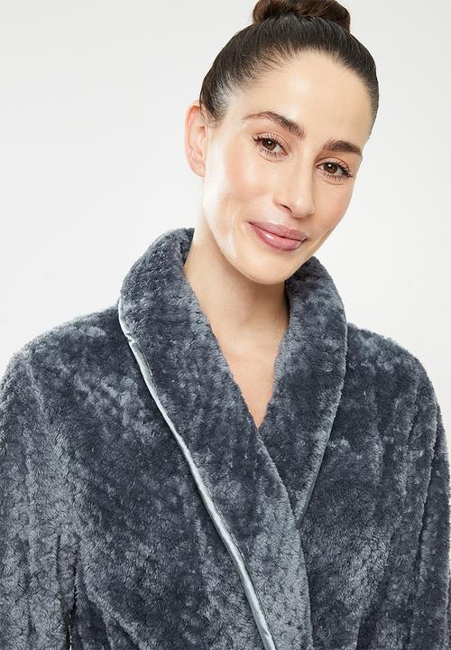 dailyfriday - Plush robe - dark grey