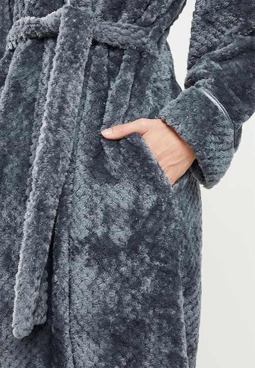 dailyfriday - Plush robe - dark grey