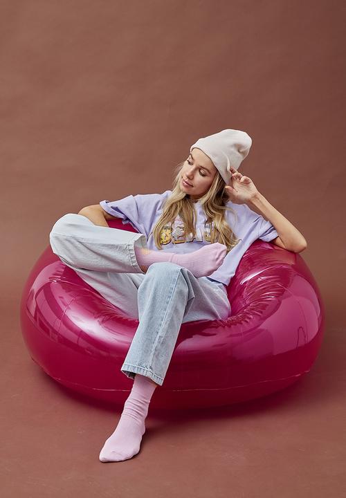 Typo - Inflatable lounge chair - magenta