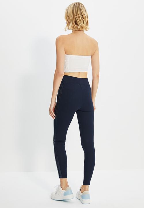 Trendyol - Striped leggings - navy