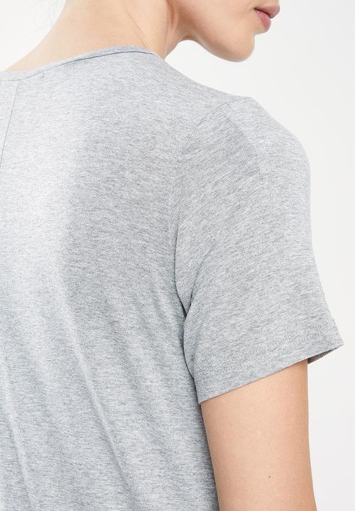 Superbalist - Maternity nursing tee dress - grey