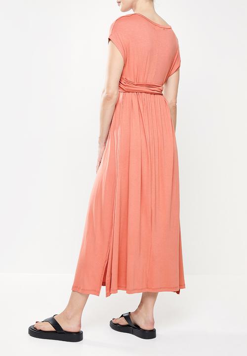 Superbalist - Front tie maternity dress - pink