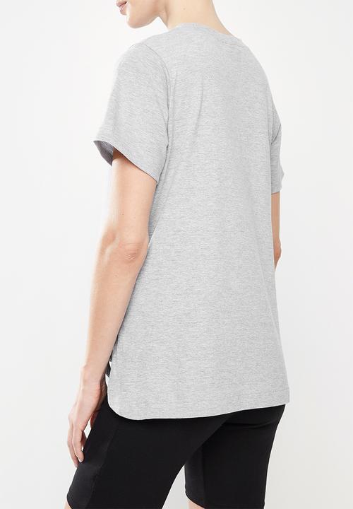 Superbalist - Nursing tee with popper sides -grey melange