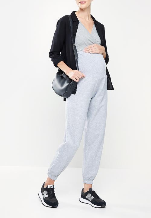 Superbalist - Maternity fleece jogger pant - grey melange