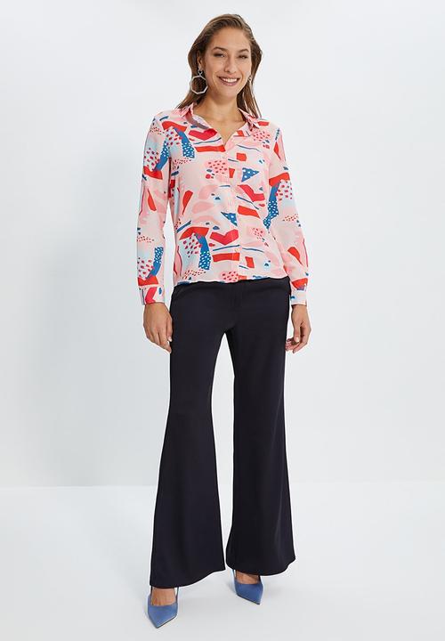 Trendyol - Print detailed shirt - pink