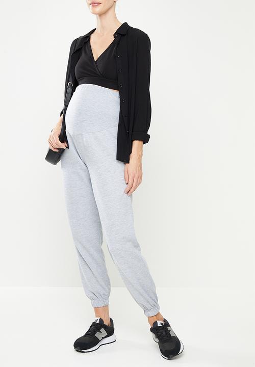 Superbalist - 2 pack nursing bralette - black & grey melange