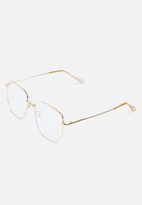 Superbalist - Mike blue light glasses-gold