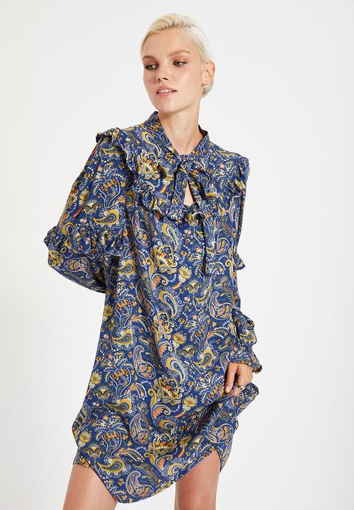 Trendyol - Patterned flow dress - multi