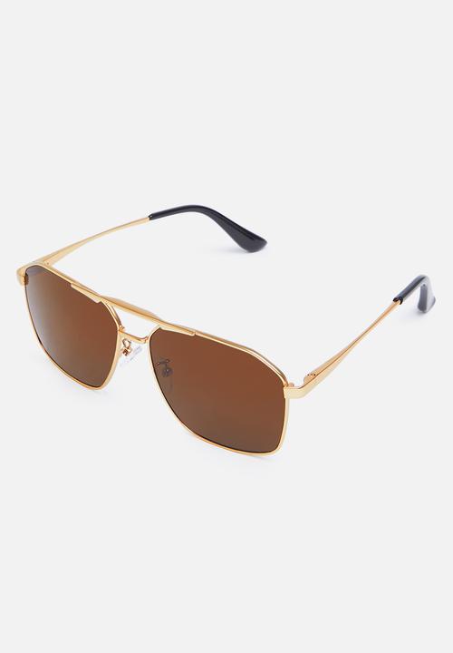 Superbalist - Justin aviator sunglasses - gold 