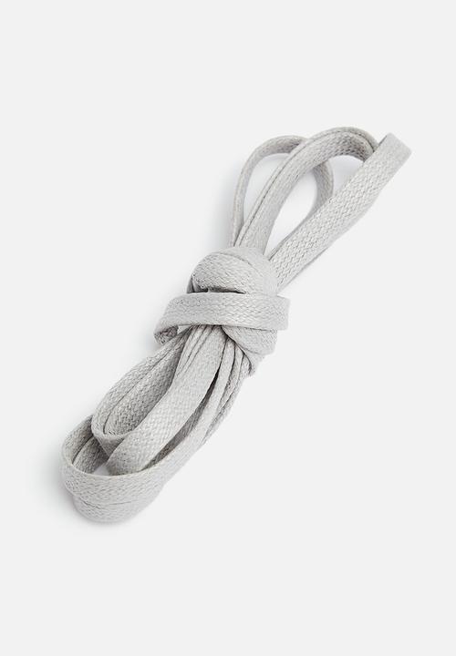 Binder - Waxed shoe laces 80cm - light grey