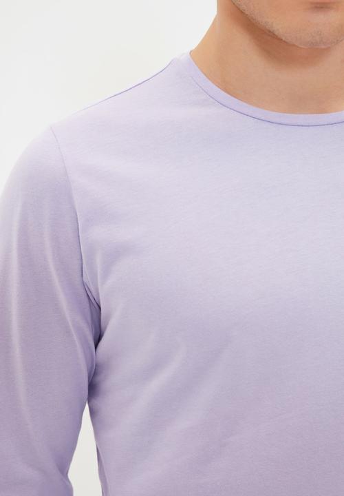 Trendyol - Crew neck regular fit tee - lilac