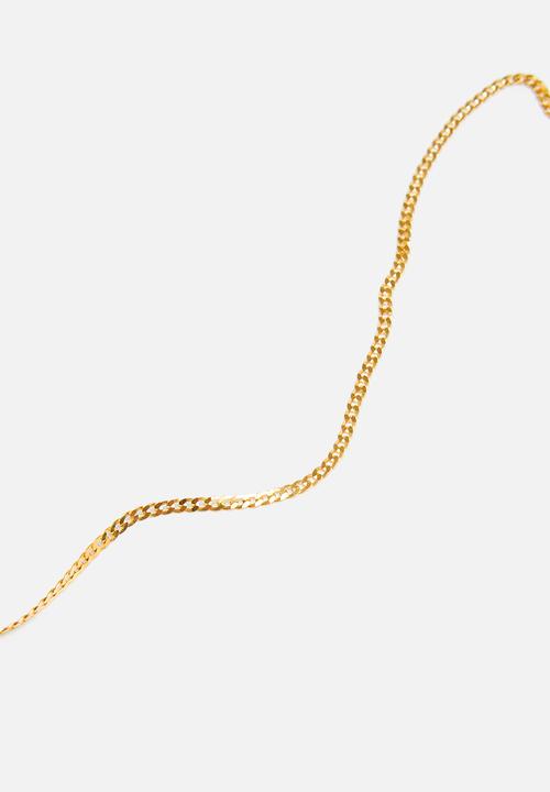 Matter of Fakt - Italian curb og chain - silver gold plated