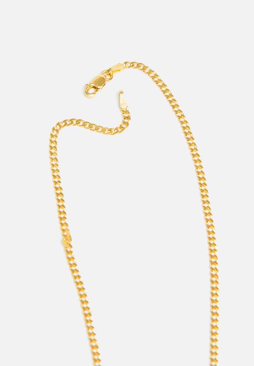 Matter of Fakt - Italian curb og chain - silver gold plated