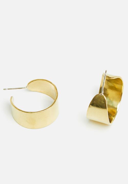 Matter of Fakt - Kai hoop earrings - brass