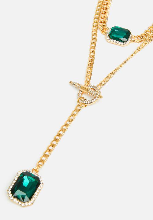 ALDO - Jereras - dark green & gold 