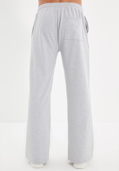 Trendyol - Gordon relaxed fit wide leg sweatpants - grey