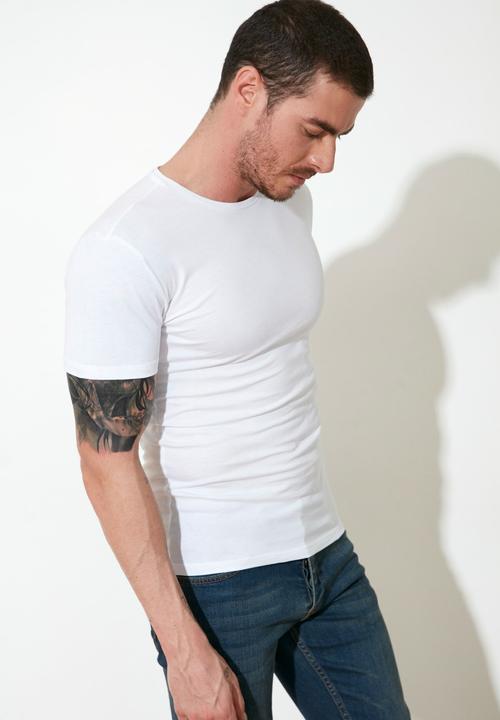 Trendyol - Basic slim fit 3 pack tees - multi