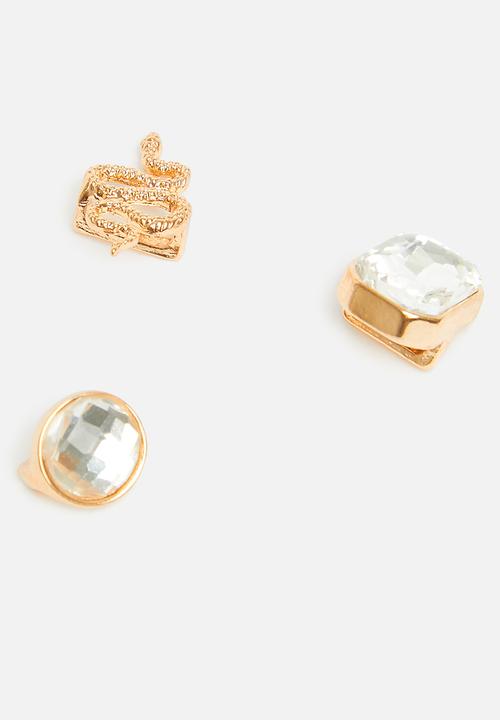 ALDO - Jerirebaen - gold/clear multi