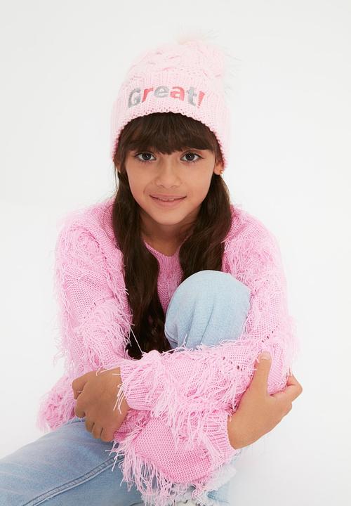 Trendyol - Great! knitted beanie - pink