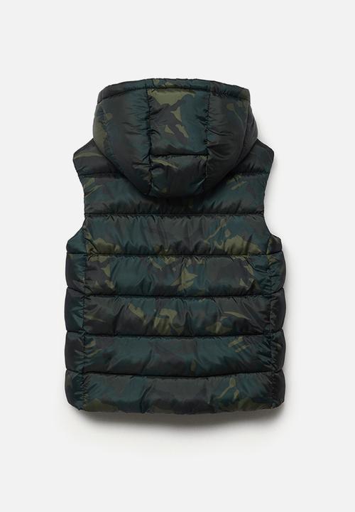 MANGO - Waistcoat amerva - beige/khaki