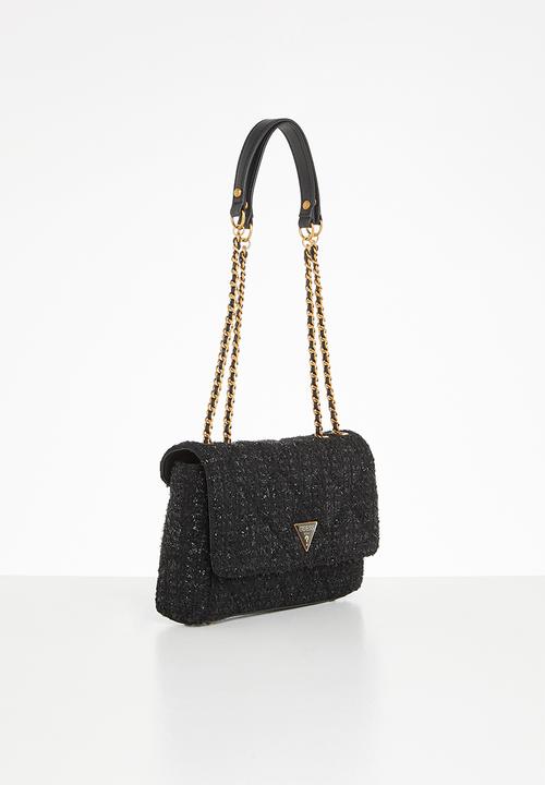 GUESS - Cessily convertible crossbody flap - black