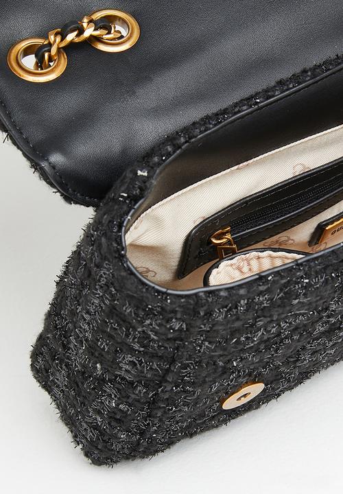 GUESS - Cessily convertible crossbody flap - black