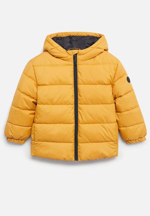 MANGO - Anorak america - medium yellow