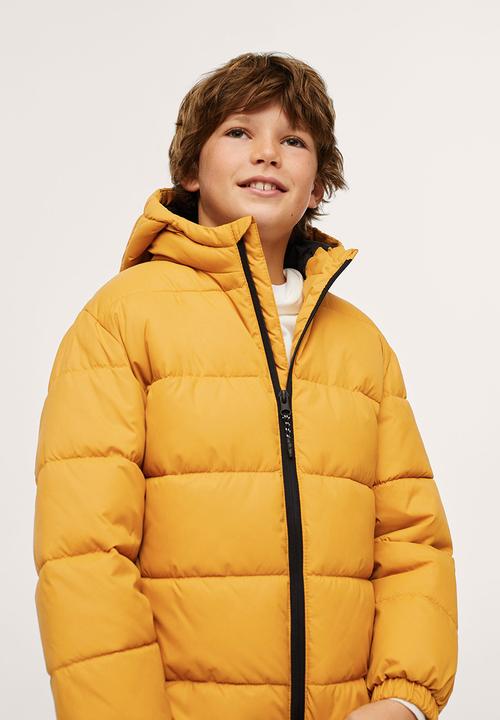 MANGO - Anorak america - medium yellow